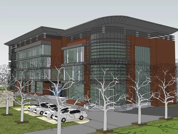 Sketchup Office Model | Multi story Office Building, Modern Style