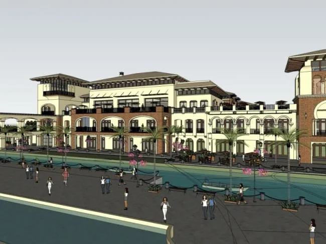 Sketchup Hotel Model | Multi story Hotel, Classical Style
