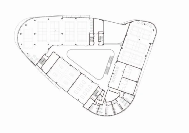 BIM Architecture | The sky is high and the sea is wide, like white waves churning on the sea: Rudong Sports Center/Tongji New Year's Eve Architectural Design and Research Institute