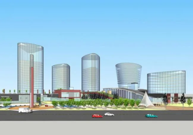 Sketchup Office Model | High rise Office Building, Office Building, Modern Style