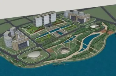 High-Rise Benxi Government Office Building: Modern Administrative and Office Space in SketchUp Model-BIM WORLD