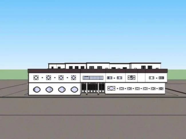 Sketchup Hospital Model | Multi story Hospital, Medical Building, Modern Chinese Style