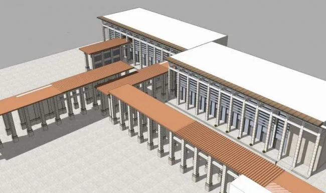 Sketchup Cultural Model | Multi story Exhibition Hall Exhibition Center Museum, Modern Style, Cultural Architecture