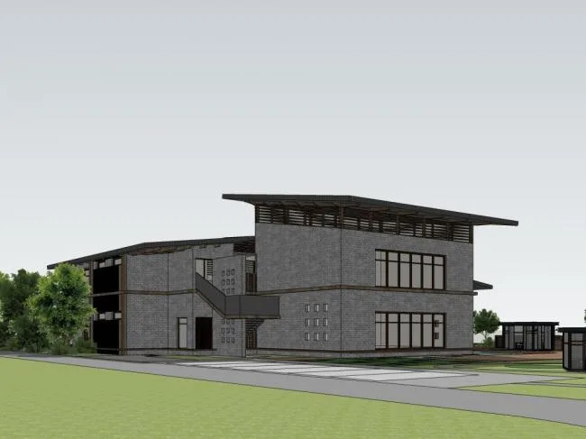 Sketchup Business Model | Multi story Clubhouse, Commercial Building, New Chinese Style