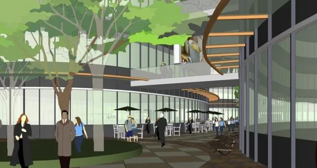 Sketchup Complex Model | Multi story High rise Mixed Commercial Complex, High rise Office Building, Modern Style