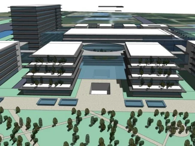 Sketchup Office Model | Multi story Office Building, Modern Style