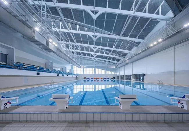 BIM Architecture | The sky is high and the sea is wide, like white waves churning on the sea: Rudong Sports Center/Tongji New Year's Eve Architectural Design and Research Institute