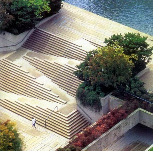 Sketchup Landscape Model | Step Landscape, Modern Style