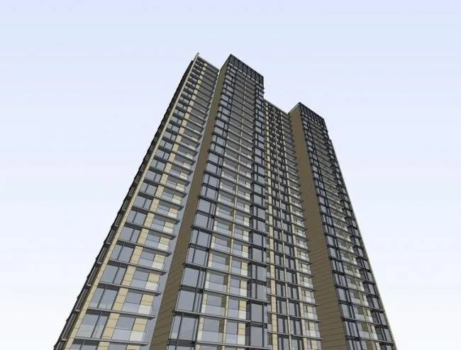 Sketchup Residential Model | High rise Residential Buildings, Modern Style, Residential Buildings