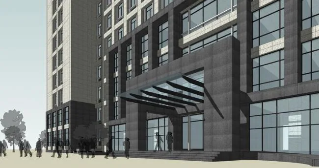 Sketchup Office Model | Multi story Municipal Government Administrative Office Building, Modern Style