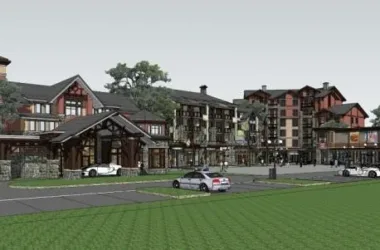 SketchUp Business Model: Multi-Story Residential Buildings with Ground-Floor Commercial Spaces in British Classical and Nordic Styles-BIM WORLD