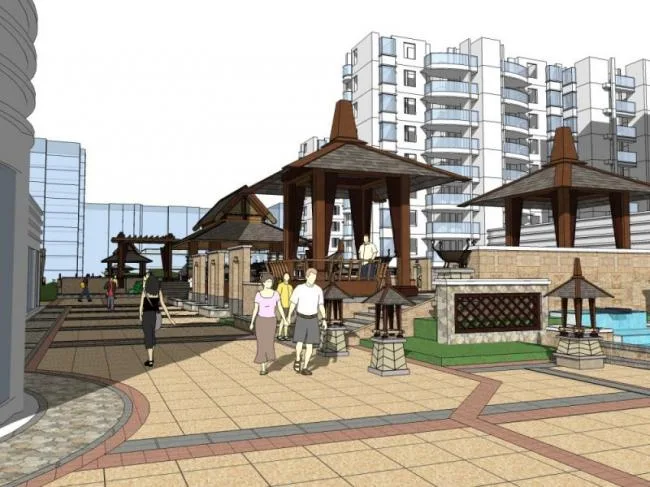 SketchUp Landscape Models: Community, Residential, and Classical Styles