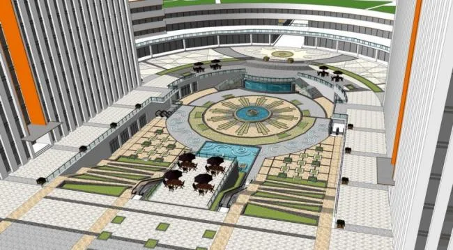 Sketchup Office Model | High rise Office, Modern Style