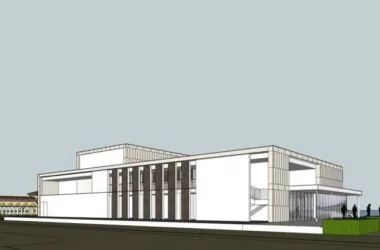 SketchUp Business Model: Modern Multi-Story Commercial Sales Office Design-BIM WORLD