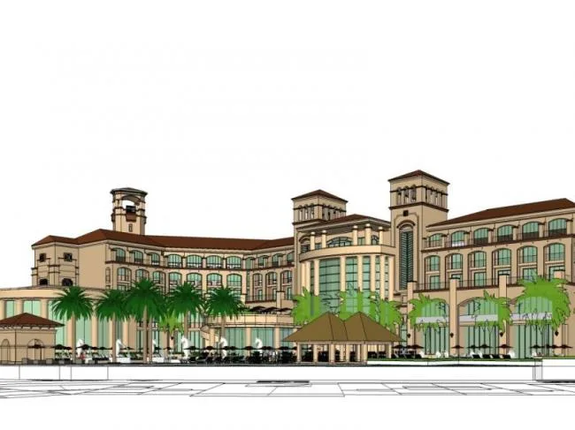 Sketchup Hotel Model | Multi story Hotel, Spanish Classical Style