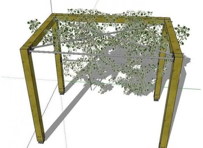 Sketchup Material Model | Landscape Flower Frame Model Material Component