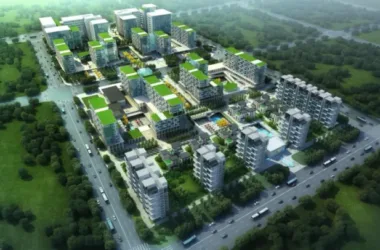 SketchUp Model of Shanghai Hongqiao Vanke: Modern Multi-Story Mixed-Use Residential Community-BIM WORLD