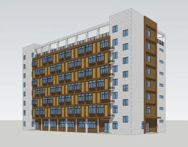 Sketchu Industrial Building | Multi story factory, factory area, office building, industrial building