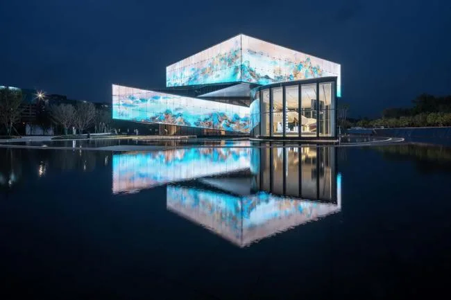 BIM Architecture | Strolling through the Flowers, Warm and Transparent: Shenzhen Shimao Shenzhen Hong Kong International Center Exhibition Hall/Water Stone Design