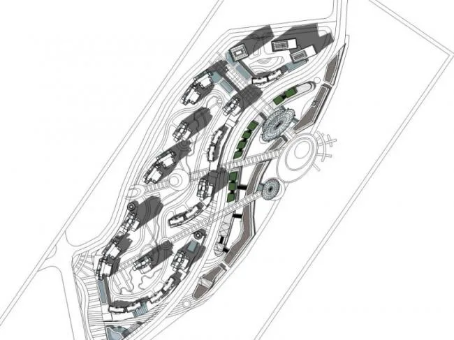 SketchUp Complex Model: Modern Super High-Rise Urban Development