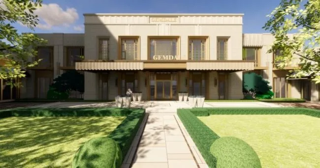 Sketchup Residential Model | Small and High rise Residential Buildings, Ground Floor Commercial, Neoclassical Style