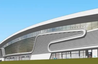 Modern Train Station Bridge Design in SketchUp-BIM WORLD