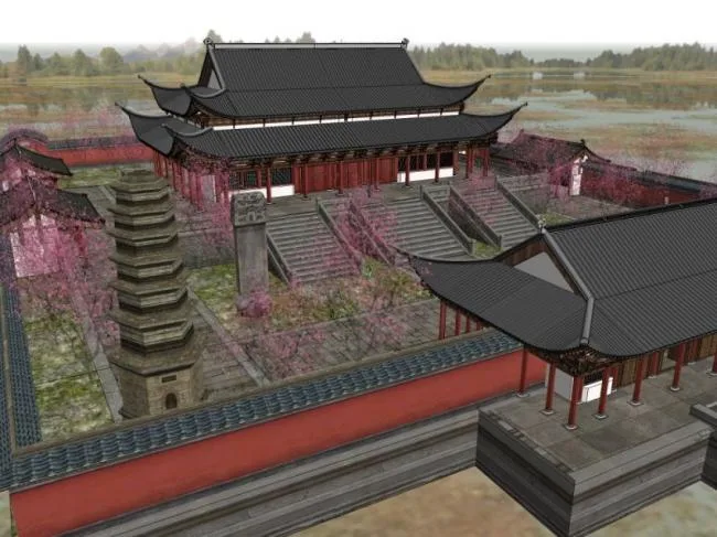 Sketchup Ancient Architecture Model | Multi story Temple, Ancient Temple, Chinese Style, Ancient Architecture