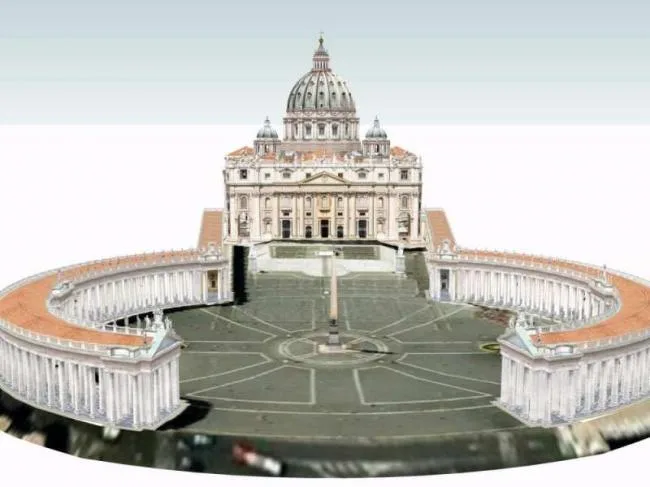 Sketchup Cultural Model | Multi story Church, Cultural Architecture, Religion, Classical Style