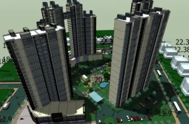 SketchUp Residential Models: Modern and High-Rise Building Designs-BIM WORLD