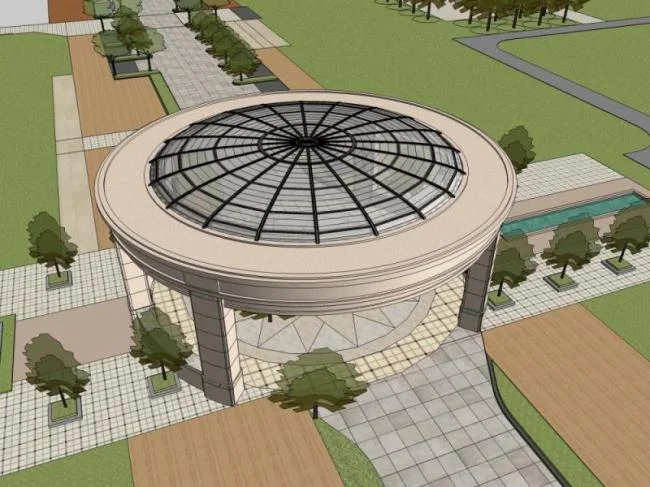 Sketchup Sketch Model | Pavilion, European Style, Sketch, Classical Style
