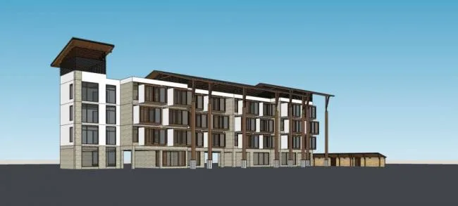 Sketchup Residential Model | Multi story Residential Building, Residential Architecture, Southeast Asian Style