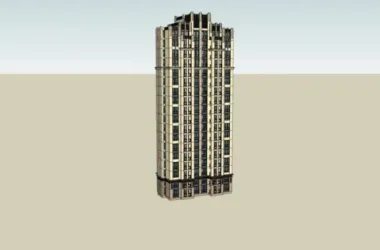 SketchUp Residential Models: High-Rise and Classical Style Buildings-BIM WORLD