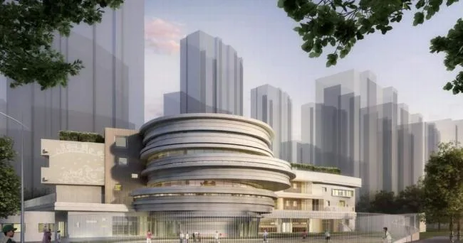Sketchup School Model | Zizhu Kindergarten, Multi story School, Educational Architecture, Modern Style