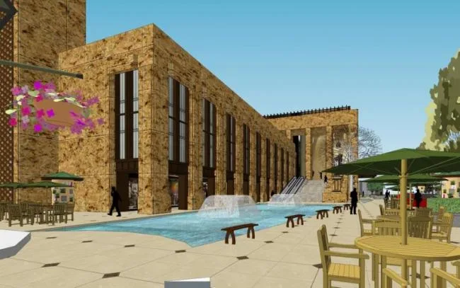 Sketchup Business Model | Multi story Sales Center Sales Office, Commercial Building, Modern Style