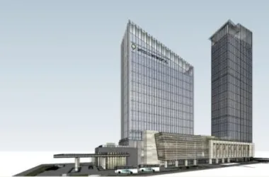 Modern Super High-Rise Hotel Model in SketchUp-BIM WORLD