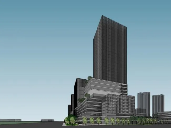 Sketchup Office Model | Super High rise Office Building, Modern Style