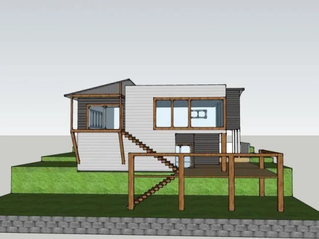 Sketchup Villa Model | Solo Villa, Modern Style