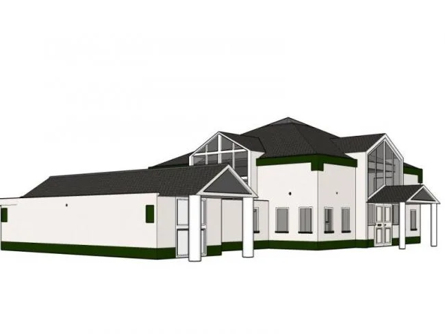 Sketchup Business Model | Clubhouse, Modern Chinese Style