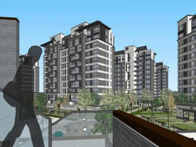 Sketchup Residential Model | High rise Residential Buildings, Modern Chinese Style