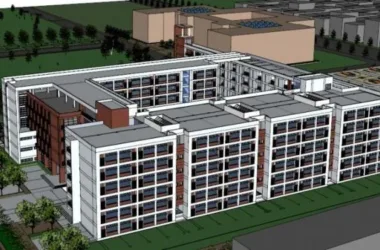 Modern Multi-Story School Campus Design in SketchUp-BIM WORLD
