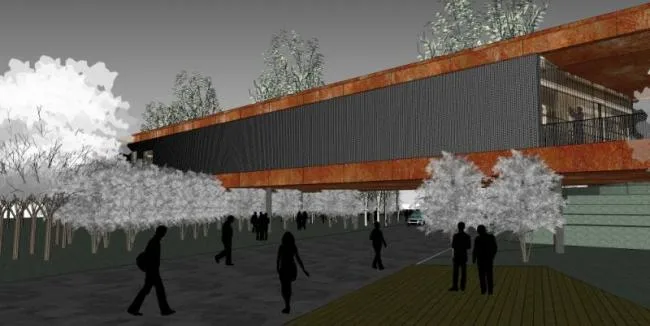 Sketchup Cultural Model | Multi story Museum, Cultural Architecture, Modern Style