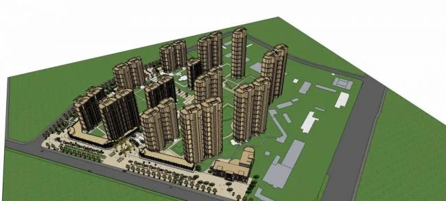Sketchup Residential Model | High rise residential communities, residential buildings, commercial podiums, neoclassical style
