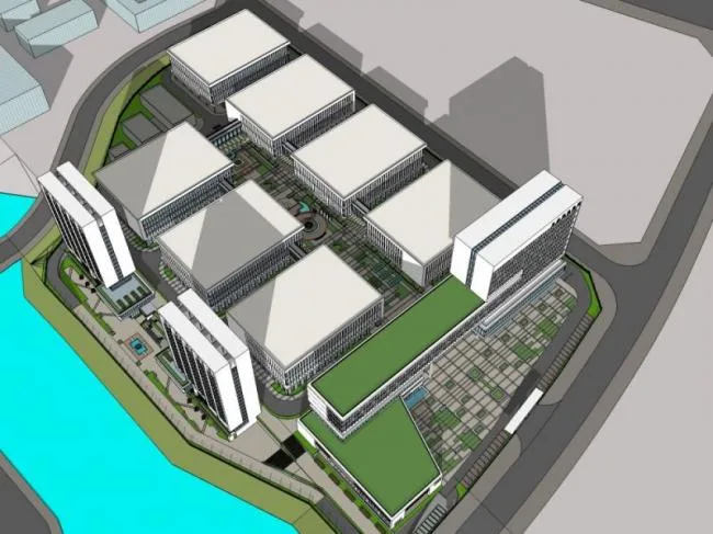 Sketchup Hospital Model | Multi story Hospital, Medical Building, Modern Style