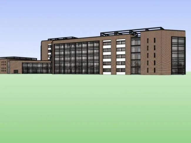Classic Multi-Story School Building Model | Educational Campus Architecture in SketchUp
