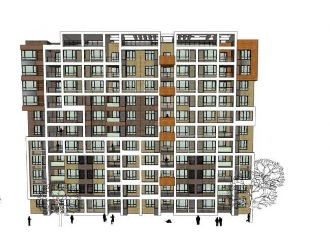 Sketchup Residential Model | High rise Residential Buildings, Modern Style