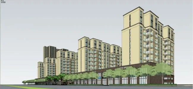 Sketchup Landscape Model | Community Landscape, Residential Landscape, Classical Style