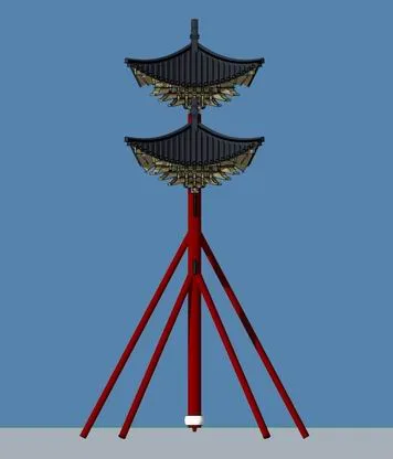 SketchUp Ancient Architecture Model | Qing Dynasty Archway, Chinese Style, Ancient Architecture