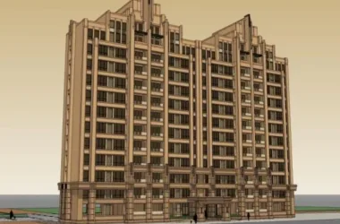 SketchUp Residential Models: Classical-Style High-Rise Buildings-BIM WORLD