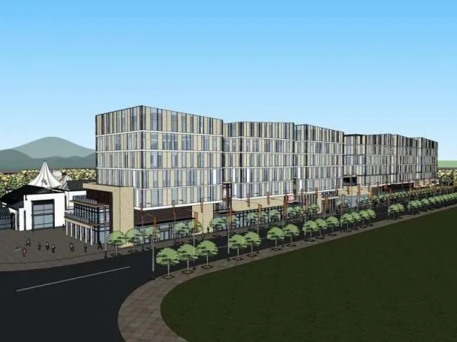 Sketchup Business Model | Multi story Commercial Building, Classical Style