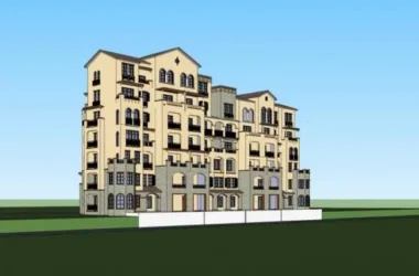 SketchUp Residential Model: Multi-Story Classical European Style Home-BIM WORLD